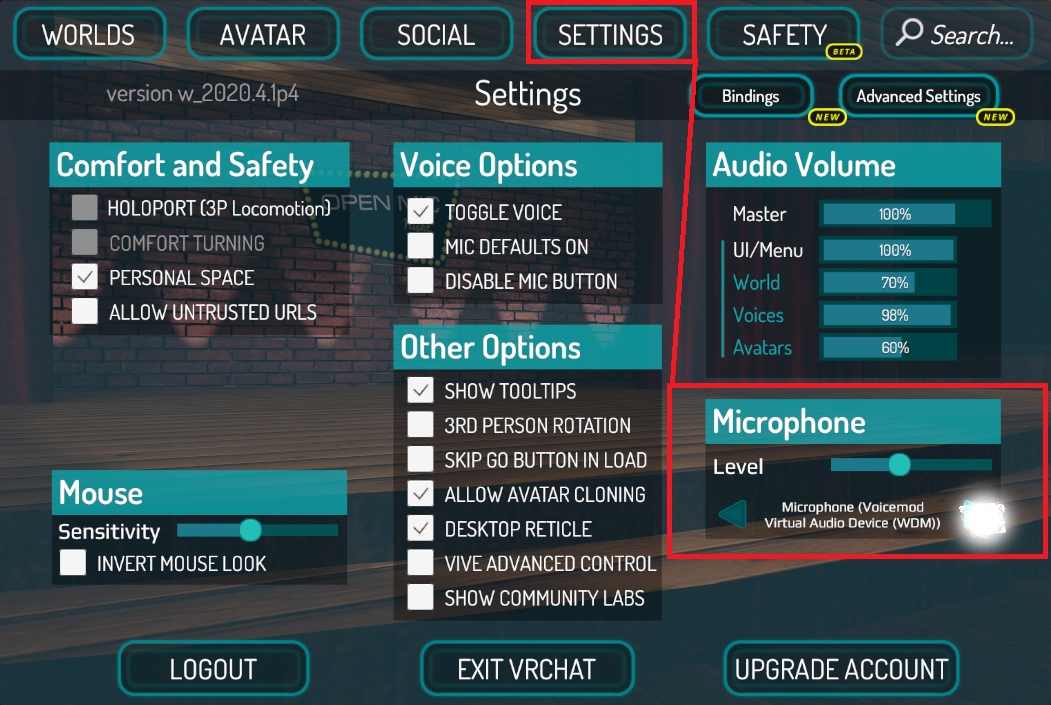 voicemod pro venom settings