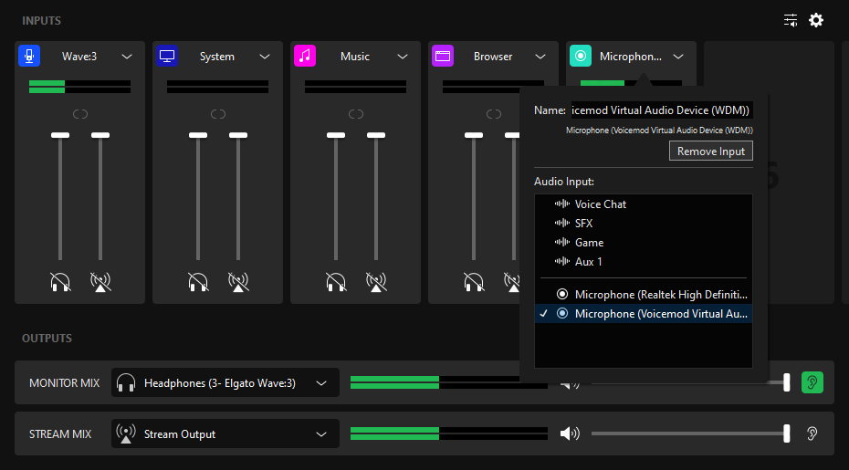 voicemod soundboard through mic