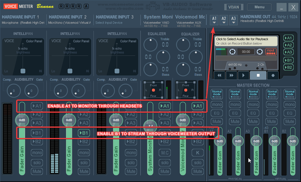 voicemod pro and voicemeeter