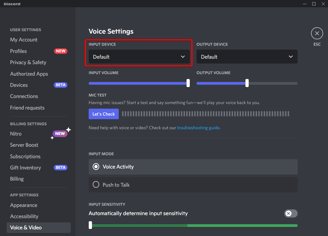 voicemod pro disables microphone